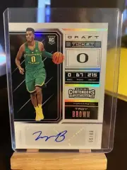 * TROY BROWN * 2018 CONTENDERS DRAFT TICKET PICK AUTO RC /99 Wizards