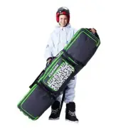 Roller Snowboard Bag with Wheels,Adjustable Length,Extra Apple Green