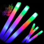in the Dark Glow Sticks Cheer Tube Colorful Flashing LED Foam Stick RGB LED