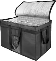 Yalin Xxl-Larger Insulated Cooler Bags with Zipper Closure,Reusable Grocery S...