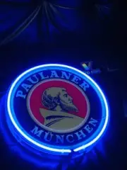 Paulaner Munich Beer Acrylic 12"x12" Neon Lamp Sign Bar Light Nightlight EY