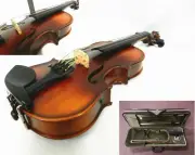 High-quality 1/10 Violin W/Prelude Strings Brazilian Bow Case and Rosin
