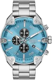 [Diesel] Men's Quartz Chronograph Watch with Spiked Strap