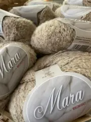 Mara By Bremont Alpaca / Silk/ Linen Yarn- 8 Balls Light Brown