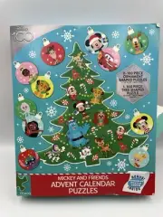 Disney 100 Mickey And Friends Advent Calendar Puzzles New