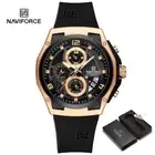 Naviforce High Quality Luxury Original Men Watch Silicone Strap Waterproof Male