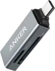 Anker SD Card Reader, 2-In-1 USB C Memory Card Reader for Digital Camera SD Card
