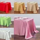 Rectangular Pure Color Tablecloth Party Supplies Birthday Party Tablecloth