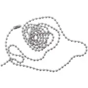 Silver 36" Pull Chain #6 Size 3.2mm Ball Chain Window Blind Vertical