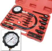 14 GLOW PLUG ADAPTORS INJECTOR TU-15 DIESEL ENGINE CYLINDER PRESSURE TESTER KIT