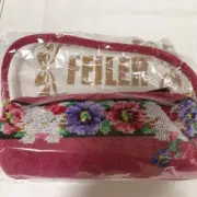 Hello Kitty Sanrio x FEILER Anemone Pouch Bag Hand bag Lovely Super Rare F/S