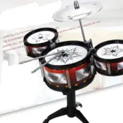 Kids Mini Drum Set Kit Junior 4 Pcs Percussion Musical Play Instruments Jazz