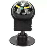 2PCS LC282 ABS Portable Car Compass Guide Ball With Suction Cup Outdoor DS