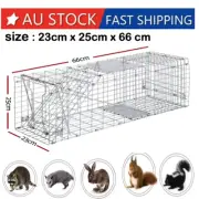 Animal Trap Cage Folding Humane Live Catch Possum Rodent Mice Mouse rat cat