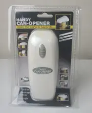 Handy Automatic Can Opener One Touch Hands-Free Magnetic Lid Factory Sealed