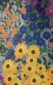 [Sophie Williamson Design] Pré Fleuri Square Cotton Tablecloth