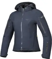 Ixon Burning Ladies Motorcycle Textile Jacket, blue, Size 2XL for Women
