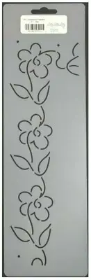 Quilting Stencil Floral Border Flower Quilt 2" Corner Patterns Plastic Templates
