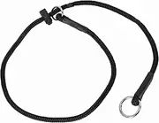 Dog Training Nylon Traction Rope, Non Slip Collar Type, Heavy-Duty Anti Pull Traction Rope, Suitable for Medium and Large Dogs (Black, M)