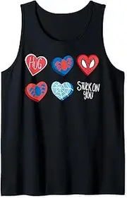 [Marvel] Spider-Man Stuck On You Heart Shapes Tank Top
