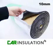 0.5m HTX Sound Proofing Heat Insulation Closed Cell Foam Foil Faced Camper 10mm