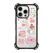 iPhone 16 Pro Bounce Case MagSafe Compatible ROSE TEA TIME