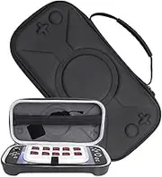 Carrying Case for Switch 2 Game Console,Portable Travel Case with 10 Game Cartridges for Switch 2 Accessories,Full Protective Shell Storage Box for 2025 Switch 2 Console&Accessories, Antidrop (Black)