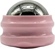 [IREES] Cold Massage Roller Ball,Manual Massage Ball Roller for Ice and Heat Therapy,Deep Tissue Massage Ball for Sore Muscles,Joint Pain,Muscle Recovery (Pink)