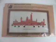 Smithsonian Institute Castle on Mall Cross Stitch Kit 20x12 DMC Floss