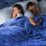 DreamZ 9 Kg Anti Anxiety Weighted Gravity Blanket, Royal Blue