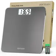 Bathroom Scale for Body Weight Digital Weighing 396 lbs, Grey(Non-Bluetooth)