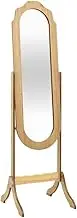 Free Standing Mirror 45.5x47.5x160 cm Engineered Wood,Adjustable Full Length Mirror Floor Standing Dressing Vanity Mirror for Bedroom, Wardrobe, Hallway Engineered Wood Home Decor Mirrors