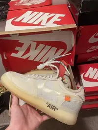 在飛比找Yahoo!奇摩拍賣優惠-OFF-WHITE x Nike Air Force 白色 