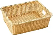 Banyo Resin Dressing Basket with Handle, Ivory, Large 91-158L