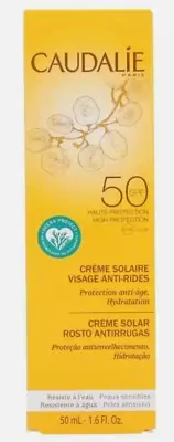 50ml Caudalie Anti-wrinkle Face Suncare Beauty Application Protection SPF 50