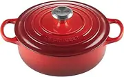 [Le Creuset] Tegame Risotto Evolution in Ghisa Vetrificata, 24 cm, 3.1 L, Ciliegia, 21179240602430