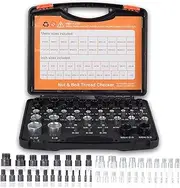 Thread Checker Set 23Pcs Imperial 21Pcs Metric Gauge Nut Bolt Thread Size Identifier for Enclosed Areas Detection