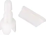 MIHAUS 2 Pieces Replacement Parts Compatible with Baby Brezza FRP0046 Formula Pro Advanced Axle Stem with Rubber Blade (attach to Locking Cover)