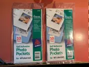 AVERY SELF ADHESIVE PHOTO POCKETS 73724 (20 count) Fits Polaroid 600 & Spectra f