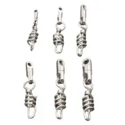 10Pcs/pack Highly Strength Rolling Bearing Fishing Barrels Swivels Clip