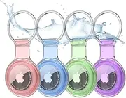 [4 Pack] AirTag Waterproof Case with Keychain, Airtag Pendant, Case for Apple Air Tag [001]