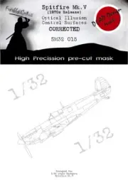 1/32 Supermarine Spitfire Mk.Vb Optical Illusion Masking for Hasegawa kits