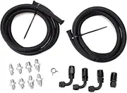 Universal Power Steering Pump Hose Kit return to reservoir Hose Kit 551082 Fit For GM LS Swap Ls1 Ls3