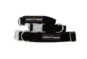 Winston Manner Designer Dog Collar in Black Knight