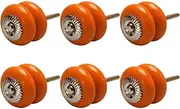 Ceramic Knob,Cabinet,Furniture Pull Handles,Door Pull,Drawer Pull Handle,6pcs Ceramic Knobs Vintage Round Knob Drawer Pull Handle Furniture Cabinet Cupboard Wardrobe Dresser Door Decorative Replaceme