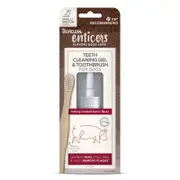Tropiclean Enticers Teeth Cleaning Kit Hickory Smoked Bacon (Small/Medium) | For Dogs