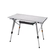 Levede Camping Table Aluminium Roll Up White