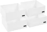 2X 2PK Box Sweden Kloset Storage Cube 28cm Square Organiser Tray Container White