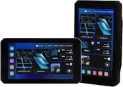 MAXWIN Motorcycle Display Audio 5 Inch Vertical Screen Smart Monitor CarPlay/AndroidAuto Waterproof Voltmeter Display MoToMiRRoR M2S-Lite