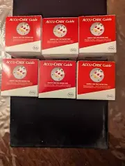 600 Accu-check Guide Test Strips (NEW in sealed boxes)